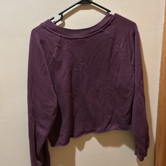 Pink Victoria Secret Cropped Sweatshirt - Picture 4 of 5